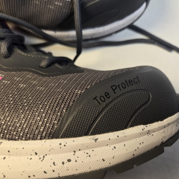 New Balance Logic Safety & Work Shoe Gray and Pink Sneakers Size 7 WIDE - Picture 7 of 9